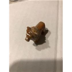 Solid Handcarved Gemstone MALE LION Soapstone 14.5 grams