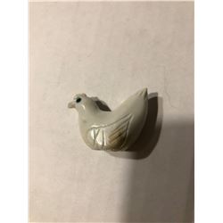 Solid Handcarved Gemstone CHICKEN HEN Soapstone 15.8 grams