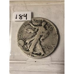 1941 D Walking Liberty Silver Half Dollar Nice Early US Coin