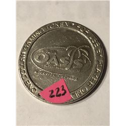 1994 OASIS 1 Dollar Casino Coin Mesquite Nevada