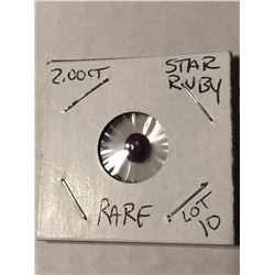 Rare 2.00 carat STAR RUBY Beautiful Gemstone