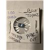 Image 1 : Beautiful 1.00 BLUE TOPAZ Gemstone Tested Natural Authentic