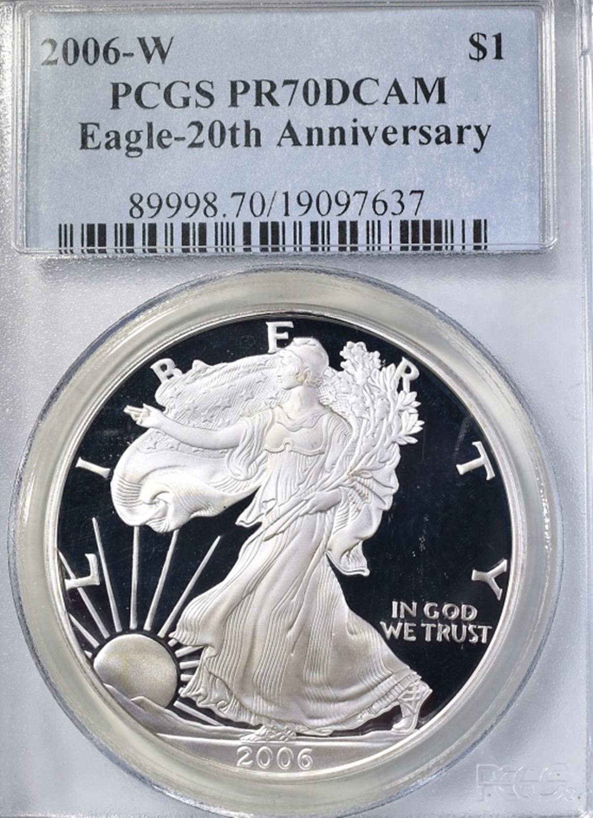 PCGS PR70 DCAM 2006-W American Silver Eagle Proof