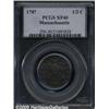 Image 1 : 1787 1/2 C Massachusetts Half Cent XF40 PCGS. Ryd