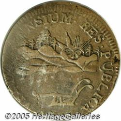 1786 COPPER Vermont Copper, VERMONTENSIUM XF45 PC