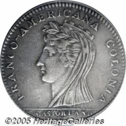 1796 MEDAL Castorland Medal, Silver VF35 PCGS. Th