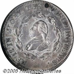 1799 Washington Funeral Urn Medal MS61 NGC. Silve