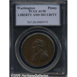 Undated PENNY Washington Liberty & Security Penny