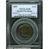 Image 1 : 1805 1/2 C Small 5, No Stems AU58 PCGS. B-1, C-1,