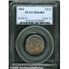 Image 1 : 1834 1/2 C MS64 Brown PCGS. B-1, C-1, R.1. Light 