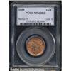Image 1 : 1855 1/2 C MS63 Red PCGS. B-1, C-1, R.1. Nearly d