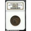Image 1 : 1837 1C Head of 1838 MS65 Brown NGC. N-12, Low R.