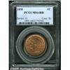 Image 1 : 1850 1C MS64 Red PCGS. N-15, R.2. Well struck asi