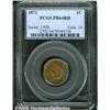 Image 1 : 1871 1C PR64 Red PCGS. Bright gold and copper col