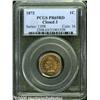 Image 3 : 1873 1C Closed 3 PR65 Red PCGS. Of the 1,100 proo