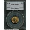 Image 1 : 1910 1C MS66 Red PCGS. Brilliant and sharply stru
