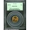 Image 3 : 1919 1C MS67 Red PCGS. An extraordinary 1919 cent
