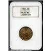 Image 3 : 1864 2C Large Motto MS65 Red NGC. The surfaces of
