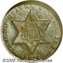 1871 3CS MS66 NGC. A high-end example, covered by