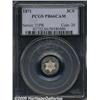 Image 3 : 1871 3CS PR66 Cameo PCGS. In 1871, only 4,360 thr