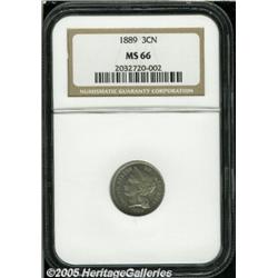 1889 3CN MS66 NGC. Lustrous surfaces are visited 