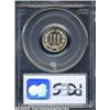 Image 2 : 1878 3CN PR66 Cameo PCGS. Dynamic gold and champa