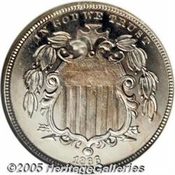 1866 5C Rays PR64 Cameo NGC. This lovely coin rep