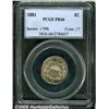 Image 1 : 1881 5C PR66 PCGS. A beautiful honey-gold premium
