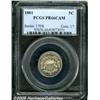 Image 1 : 1881 5C PR66 Cameo PCGS. Minute freckles of tan p