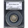 Image 1 : 1897 5C PR66 Cameo PCGS. Milky lilac and gold col