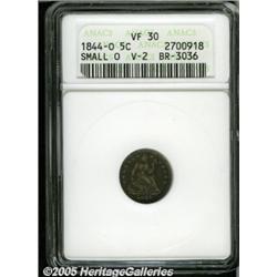 1844-O H10C VF30 PCGS. V-2, Breen-3036. Not only 