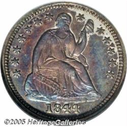 1844-O H10C MS65 NGC. Pittman-Stellar. The 1844-O