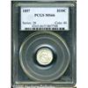 Image 1 : 1857 H10C MS66 PCGS. This is a beautiful half dim