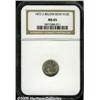 Image 1 : 1872-S H10C Mintmark Below Bow MS65 NGC. Lustrous