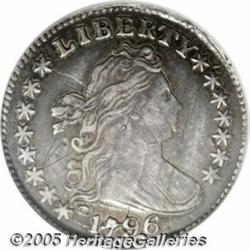 1796 10C --Damaged, Bent--ANACS. XF Details, Net 