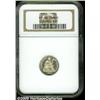 Image 3 : 1864 10C PR66 Cameo NGC. A sparkling white coin t