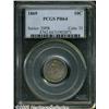 Image 1 : 1869 10C PR64 PCGS. Moderately toned in smoky-gol