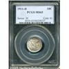 Image 1 : 1911-D 10C MS65 PCGS. Ice-blue and gold-tan patin