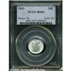 Image 1 : 1913 10C MS65 PCGS. Bright and frosty, both sides