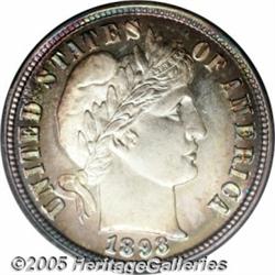 1893 10C PR66 Cameo PCGS. While generally regarde