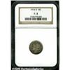Image 3 : 1916-D 10C Fine 12 NGC. Evenly worn overall, the 