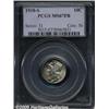 Image 1 : 1938-S 10C MS67 Full Bands PCGS. Sea-green, gold,