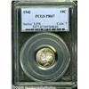 Image 1 : 1942 10C PR67 PCGS. Bright surfaces display a whi