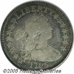 1796 25C VG10 PCGS. B-2, R.3. Browning-2 is the m