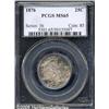 Image 1 : 1876 25C MS65 PCGS. Well struck with unevenly dis