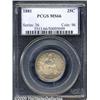 Image 3 : 1881 25C MS66 PCGS. Stars six through eight are i