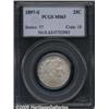 Image 1 : 1897-S 25C MS63 PCGS. Lustrous, nearly white surf