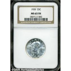 1926 25C MS65 Full Head NGC. Nicely struck, with 