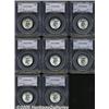 Image 1 : 1939 25C MS66 PCGS. Eight coins. All are sharply 