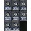 Image 2 : 1939 25C MS66 PCGS. Eight coins. All are sharply 
